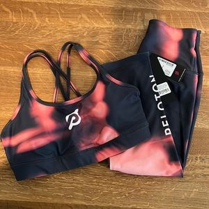NWT Peloton x WITH Heatwave Capri S & Strappy Bra M
